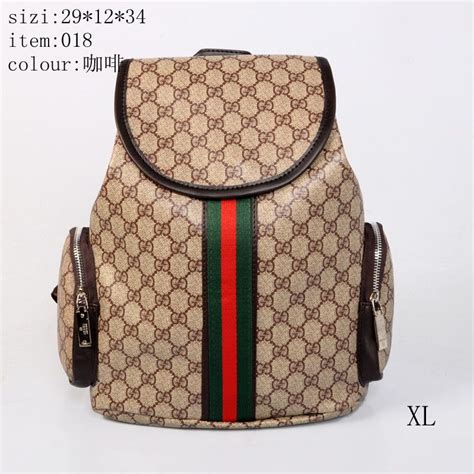 fake gucci monogram backpack|how to find gucci bag.